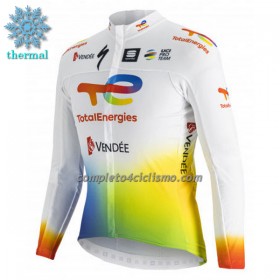 Maglia 2023 Team TotalEnergies Manica Lunga Winter Invernale